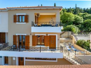 Balkón alebo terasa v ubytovaní Mariel House Fiskardo Kefalonia