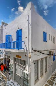 A balcony or terrace at Manto Hotel