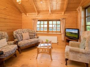 Posezení v ubytování Low Alwinton Holiday Cottages