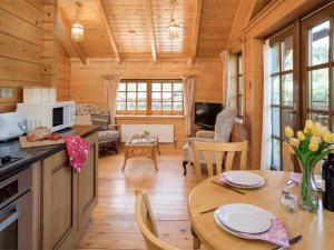 Kuchyň nebo kuchyňský kout v ubytování Low Alwinton Holiday Cottages