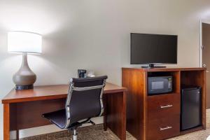 TV a/nebo společenská místnost v ubytování Comfort Inn & Suites Temple - Medical Center