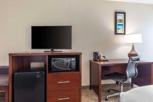 TV a/nebo společenská místnost v ubytování Comfort Inn & Suites Temple - Medical Center