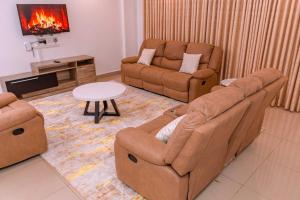 Posezení v ubytování Havan Furnished Apartment-Shawmut