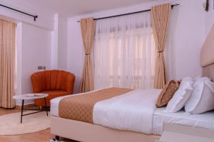 Postel nebo postele na pokoji v ubytování Havan Furnished Apartment-Shawmut