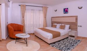 Postel nebo postele na pokoji v ubytování Havan Furnished Apartment-Shawmut