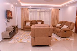 Posezení v ubytování Havan Furnished Apartment-Shawmut
