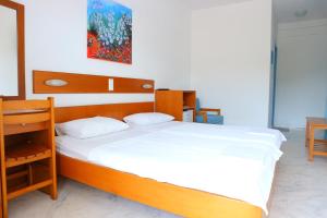 Postel nebo postele na pokoji v ubytování Danae Hotel