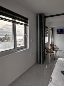 TV a/nebo společenská místnost v ubytování Blue apartment