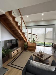 TV a/nebo společenská místnost v ubytování Villa los corzos