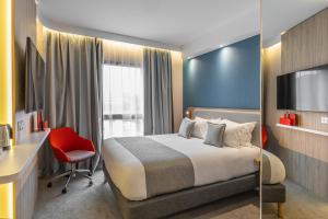 Ліжко або ліжка в номері Holiday Inn Express Ajaccio by IHG