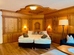 Posteľ alebo postele v izbe v ubytovaní Natur- & Wanderhotel Tuxertal
