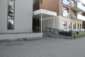 Budova, kde se aparthotel nachází