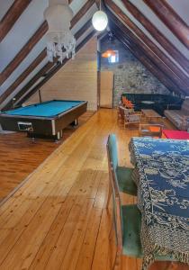 Biliár nebo kulečník v ubytování River loft