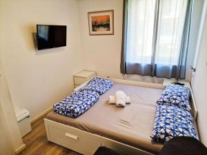 Ένα ή περισσότερα κρεβάτια σε δωμάτιο στο Croparadise Hostel