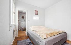 Postel nebo postele na pokoji v ubytování Burgblick