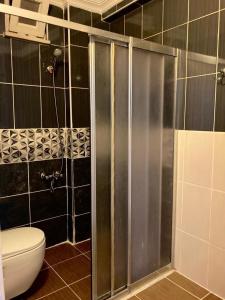 Koupelna v ubytování Aydın apart