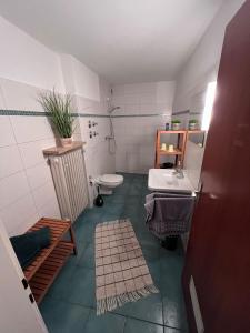Koupelna v ubytování Der Erberbauer
