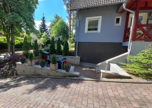 Zahrada ubytování Ferienwohnung Kastanienblick mit Wlan