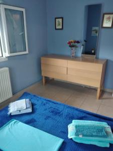 Ένα ή περισσότερα κρεβάτια σε δωμάτιο στο Villa Jenny