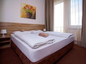 Posteľ alebo postele v izbe v ubytovaní Aviator Garni Hotel Bratislava