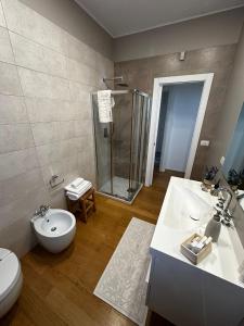 Koupelna v ubytování B&B L'ULIVO