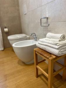 Koupelna v ubytování B&B L'ULIVO