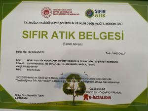 Certifikát, hodnocení, plakát nebo jiný dokument vystavený v ubytování Moni Hotel