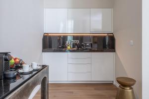 Köök või kööginurk majutusasutuses PAPPAS hotel&studio