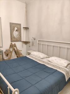 Ένα ή περισσότερα κρεβάτια σε δωμάτιο στο 2 bedrooms apartement with furnished garden and wifi at Coppe