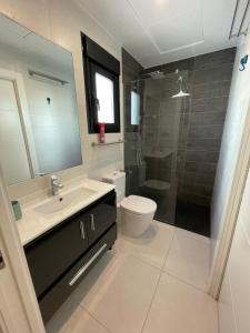 Koupelna v ubytování Casa Entremares