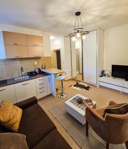 Η κουζίνα ή μικρή κουζίνα στο Boulevard Apartments