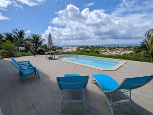 Πισίνα στο ή κοντά στο La Zénitude - Vue exceptionelle