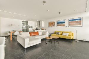 Istumisnurk majutusasutuses Appartement met zeezicht in Bloemendaal