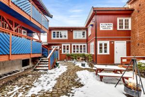 Bygningen som lejligheden ligger i