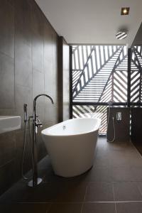 Koupelna v ubytování Hotel Yan