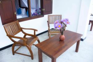 Un lugar para sentarse en The Ceylon Lazy Lagoon Mirissa