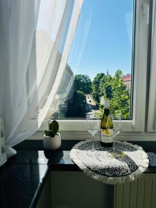 Nápoje v ubytování City Apartment Częstochowa Centrum 2-bedroom