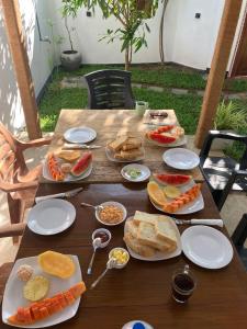 Comida en la casa de huéspedes o alrededores
