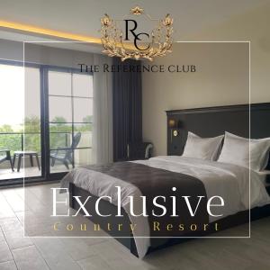 Ένα ή περισσότερα κρεβάτια σε δωμάτιο στο The Reference Club Country Resort & Restaurant Lüleburgaz