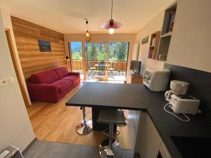 Posedenie v ubytovaní Appartement contemporain, spacieux et lumineux, dans une résidence calme à Châtel, proche des pistes! - FR-1-693-84