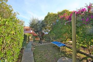 O grădină în afara Bilo Blu Holiday a 80 metri dal mare