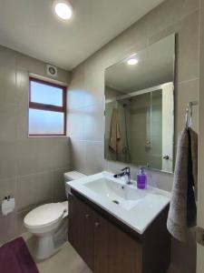 Koupelna v ubytování Casa equipada en Condominio