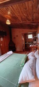 Postel nebo postele na pokoji v ubytování Cabanas Aconchego do Caboclo