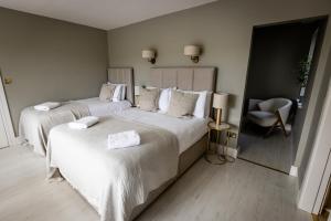 Letto o letti in una camera di Coastal View House