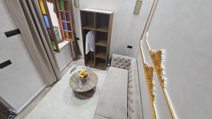 Posezení v ubytování Riad Diamant Bleu