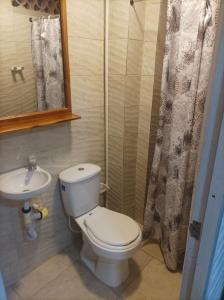 Koupelna v ubytování Hostal Catalleya + 37 fotografií