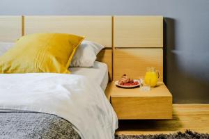 Posteľ alebo postele v izbe v ubytovaní Apartament Ostrobramska - Praga Południe