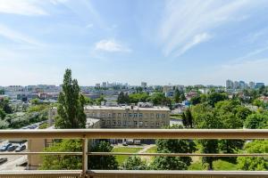 Výhľad na mesto Varšava alebo výhľad na mesto priamo z apartmánu