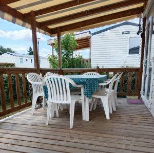 Μπαλκόνι ή βεράντα στο Mobile-home 2 chambres