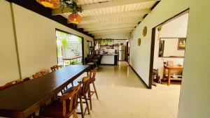 Veitingastaður eða matsölustaður á Hostel El Pretal